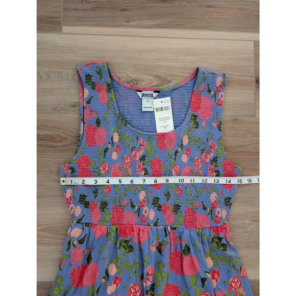 NWT Duluth Trading Co Lightweight Longtail Smocked Sun Dress size Small - Picture 5 of 7